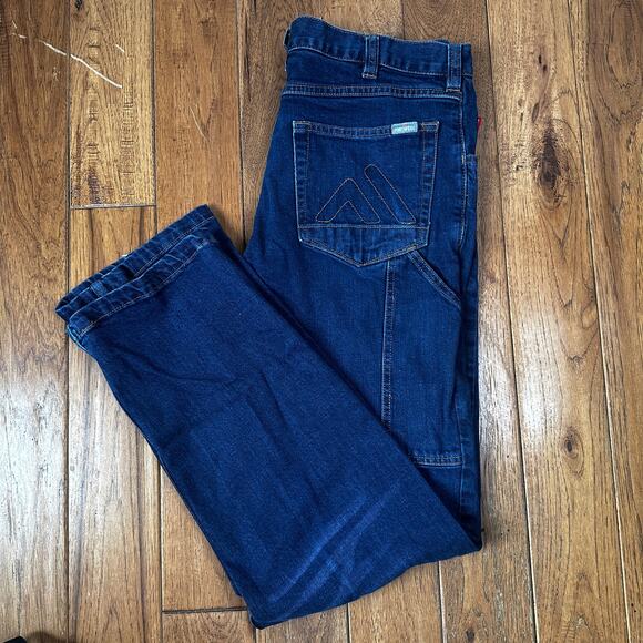 portwest Other - Flame Resistant Denim Jeans 34 x 32 Heavy Duty Carpenter style
